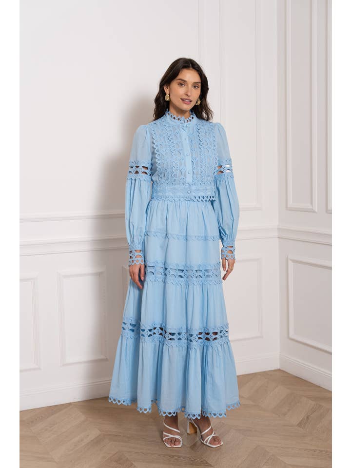 CHOKLATE PARIS - Wholesale Top & Skirt Set - Women's - Ellie cotton shirt and skirt set - 81013 & 81015