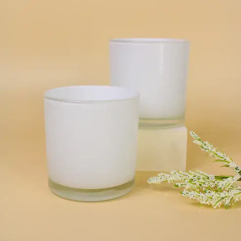 General Wax - Candle Making Supplies - Venta al por mayor Candelabros - Tarro de vidrio Monticiano Milk White para velas, 9,5 oz (270 g)3