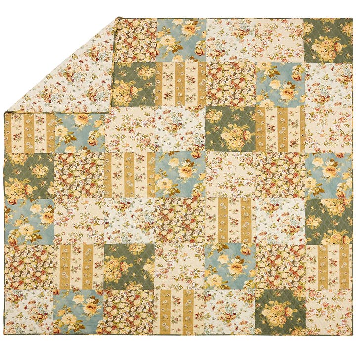 Peking Handicraft - Wholesale Bedding Set - Floral Patch 3-Piece Quilt Set by Modern Heirloom5