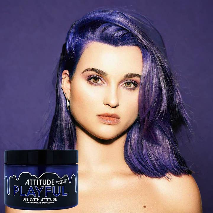 Playful Purple Hair Dye - Vegan, cruelty-free for wholesale by Attitude Hair Dye