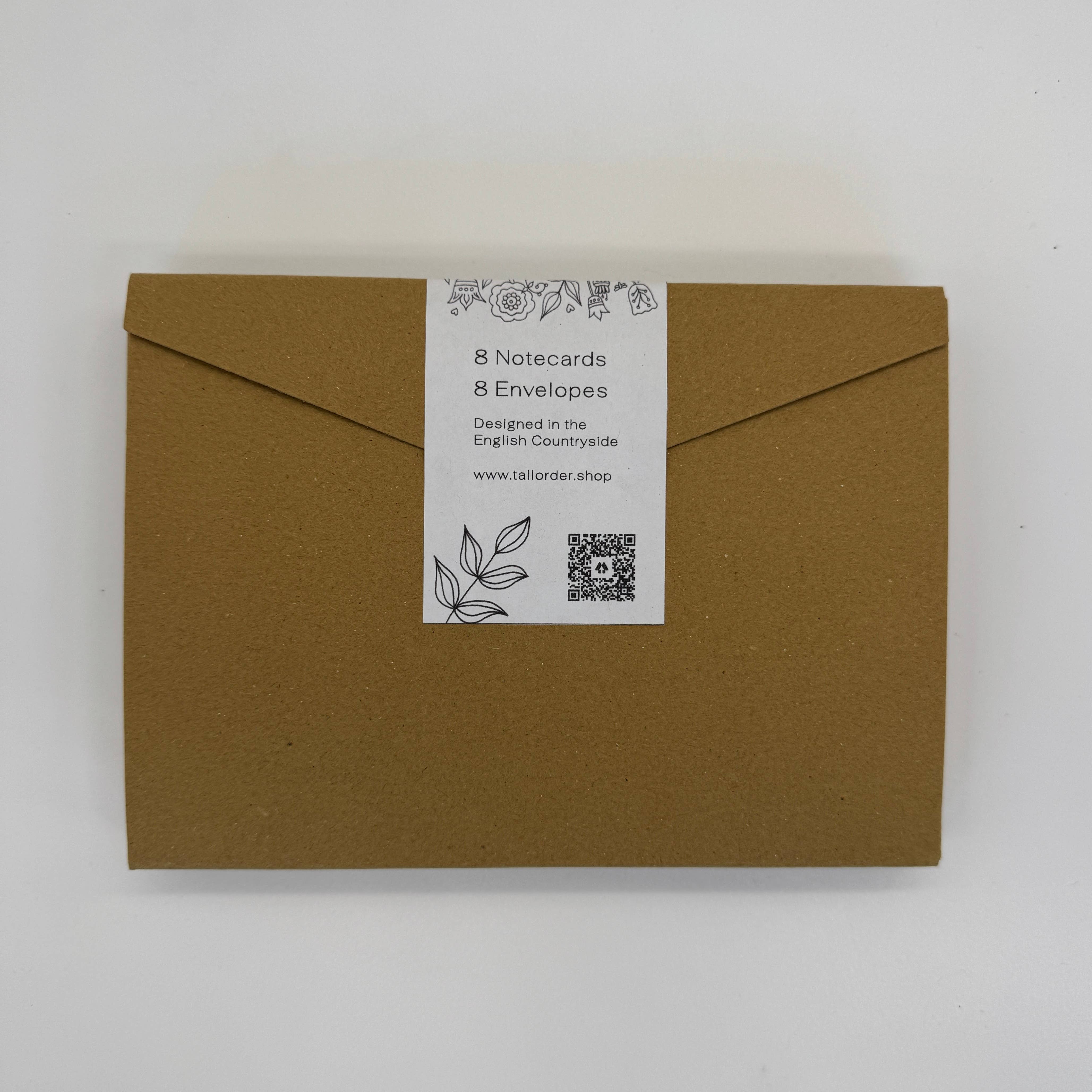 Tall Order – Conjunto de notas por atacado – Conjunto de Cartões Pequenos com Coração - Caixa com 8 Cartões em Branco8