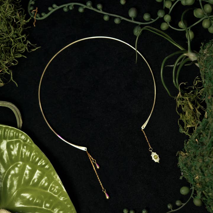 Lord Violet - Vente Collier ras-de-cou - Collier à breloques ETHEREAL2