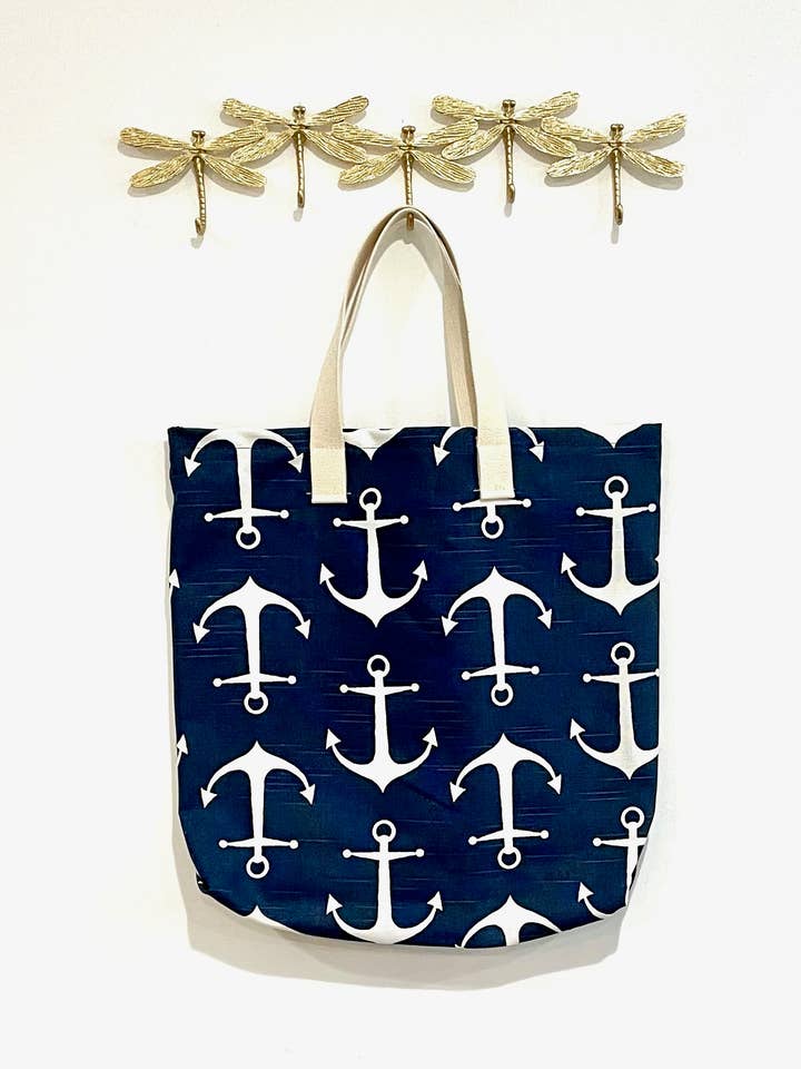 Reusable Shopping Bag "Anchors" for wholesale by Cape Crafter