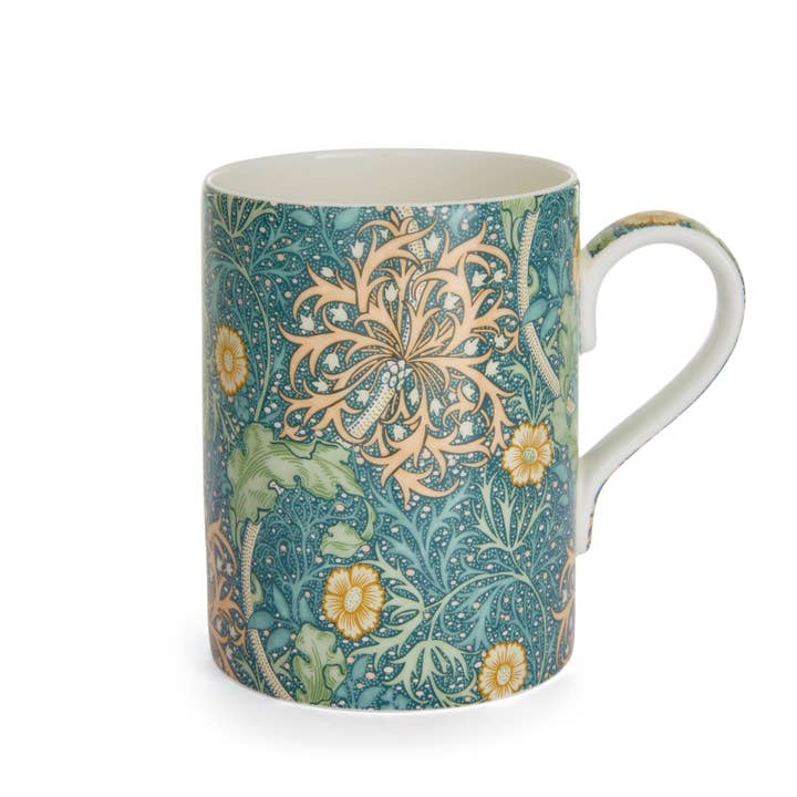 Spode Morris & Co MUG - SEAWEED SEAGLASS for wholesale by Portmeirion, Spode, Pimpernel, Nacthmann, Wrendale Designs