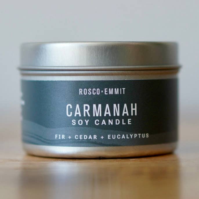 Rosco x Emmit – Engroshandel Rejsestearinlys – Carmanah soja stearinlys 4 oz0