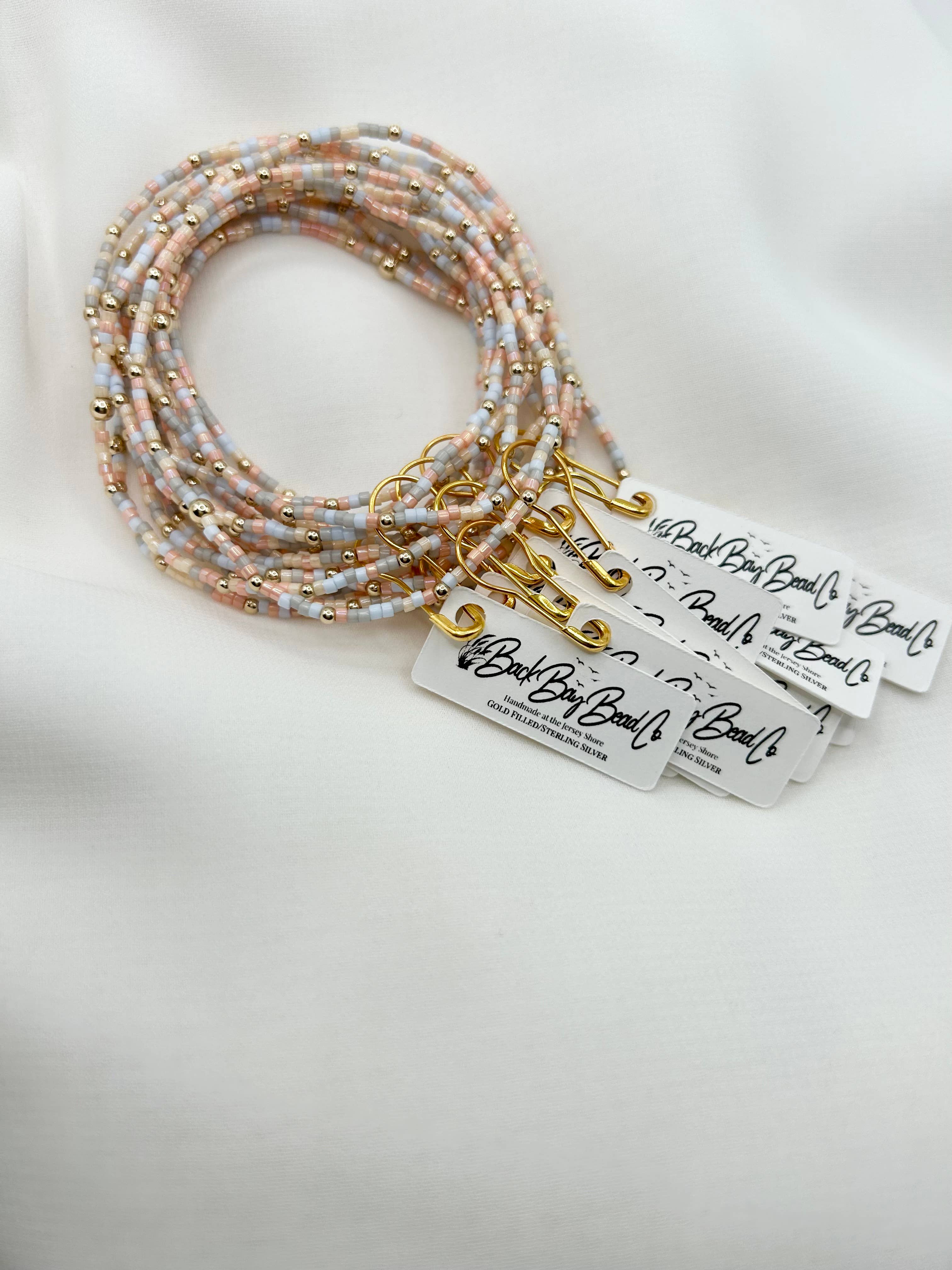 Back Bay Bead Company - Wholesale Beaded Bracelet - Stretchy Seed Bead Bracelets Gold Fill Gifts for Her Jewelry23