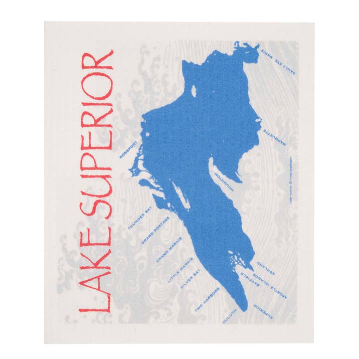 Swedish Dishcloth - Lake Superior for wholesale by Cose Nuove