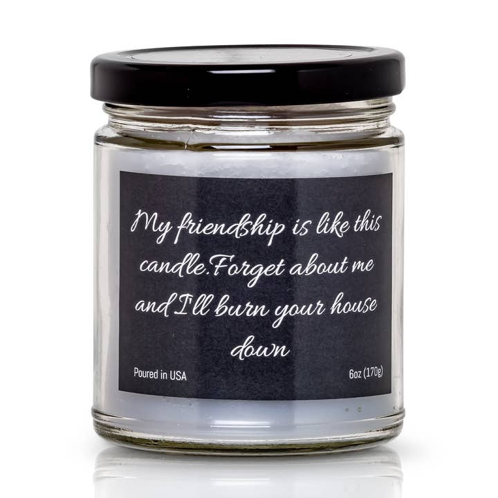 Apple Maple Bourbon Scent- Friendship is Like This Candle for wholesale by The Candle Daddy