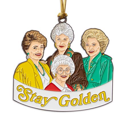 Stay Golden Girls Enamel Holiday Ornament for wholesale by THE FOUND
