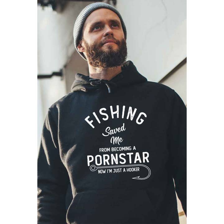FISHING PORSTAR GRAPHIC MENS HOODIE for wholesale by HUENIQ