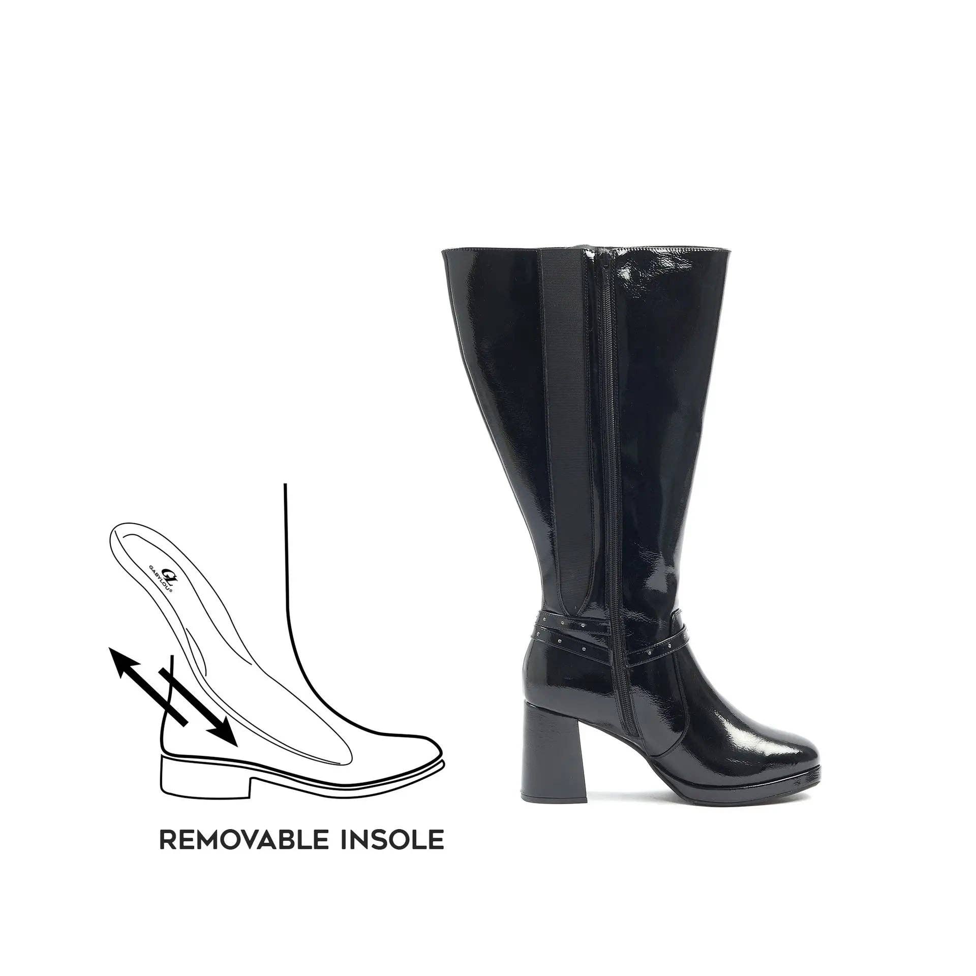 Gabylou - Wholesale Boots - Women's - Wide Calf Boots 3XL - Manon Model31