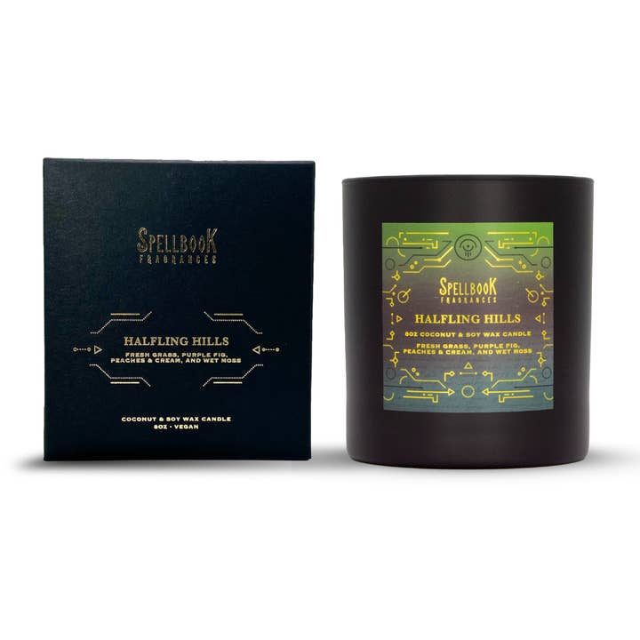 Vela Halfling Hills de 8 oz para venta al por mayor de Spellbook Fragrances