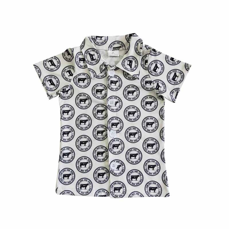 Aier Wholesale - Wholesale Button Down Shirt - Kids - Baby Boys western button up shirts 72