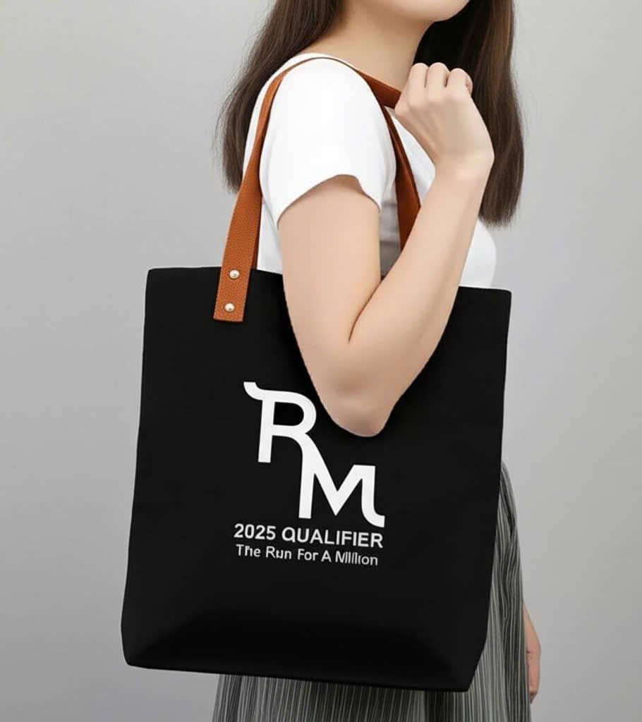 H-H - Wholesale Draagtas - Dames - Canvas draagtas met PU leren handvat (189TV/HH)8