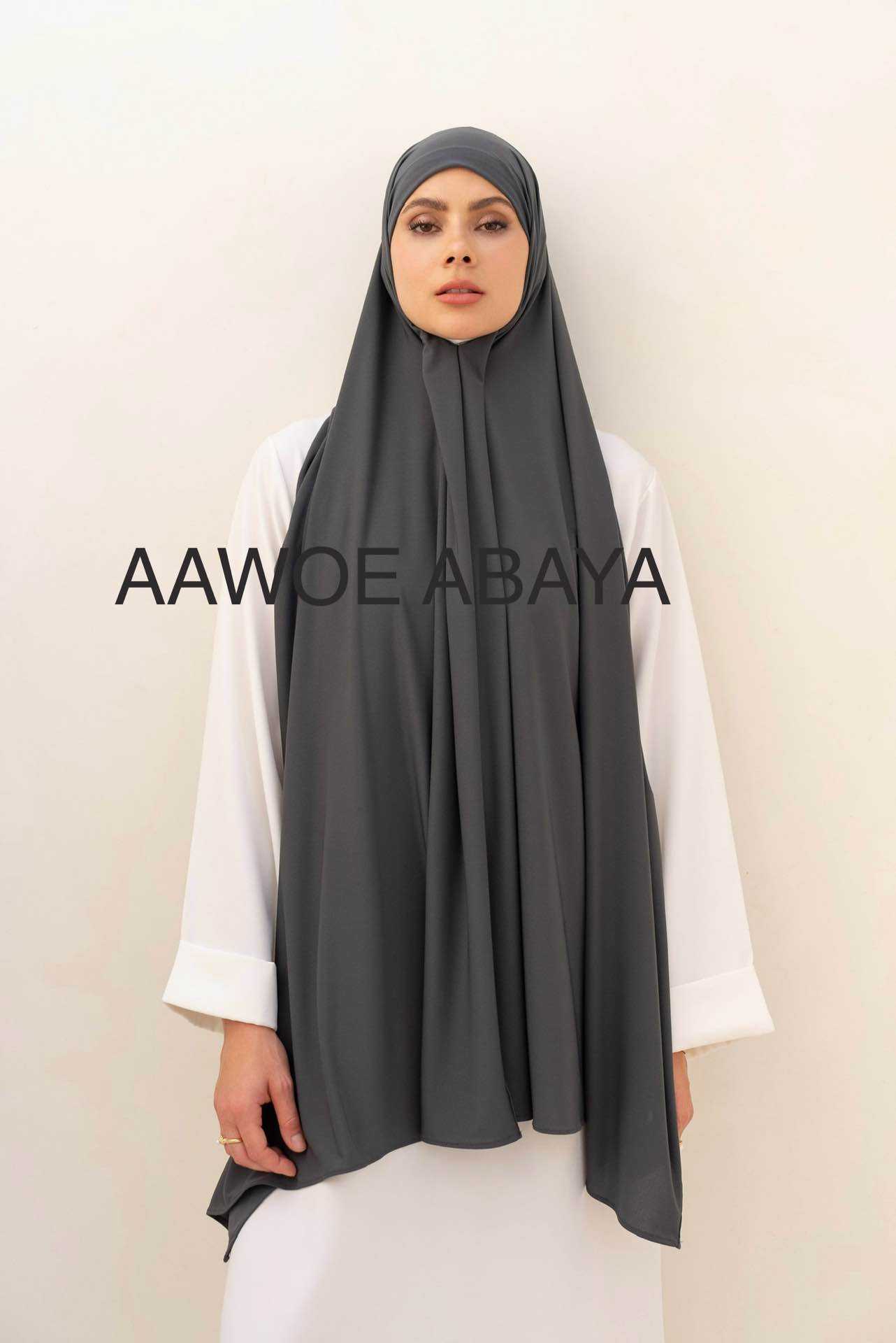 Aawoe Abaya – Großhandel Hidschab – Damen – Jersey Rechteckiger Hijab mit Bindung – 70 x 200 cm – 24844