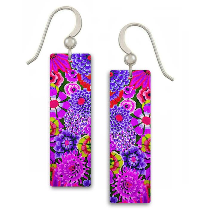 Baki - Long Rectangle Earring ER202 for wholesale by ARTISTA