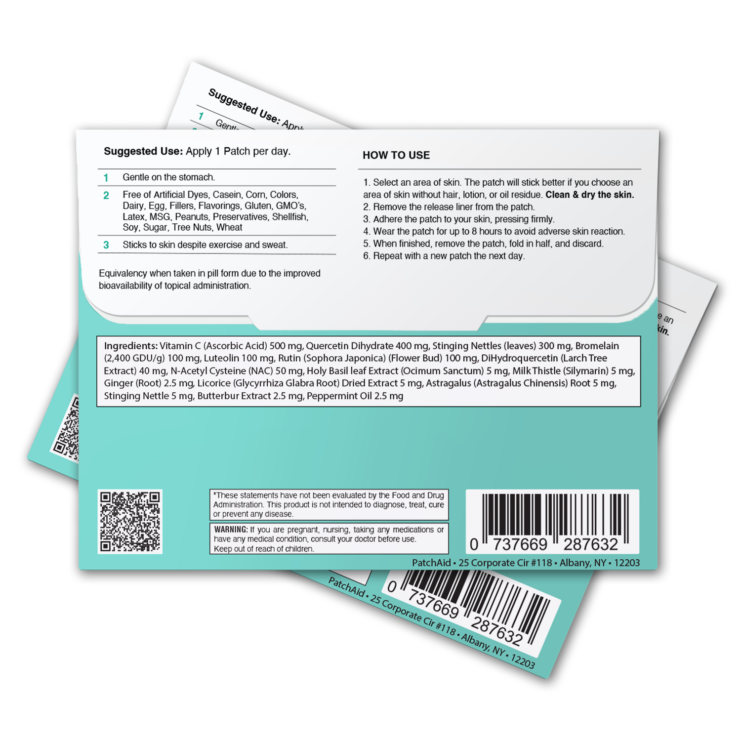 PatchAid - Vente Supplément oral/vitamine - Patch vitaminé Allergy Plus - Soulagement naturel des allergies4