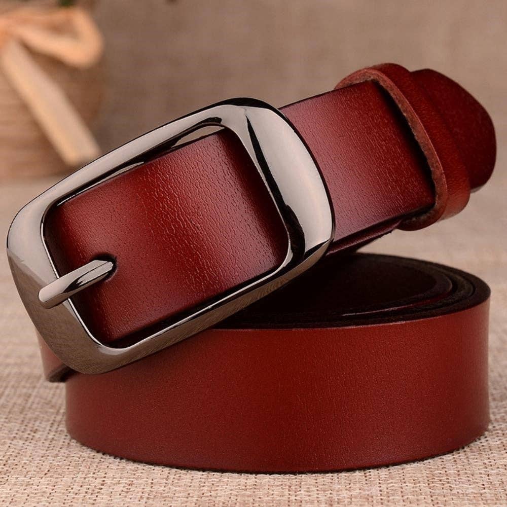 Sheer Trend - Wholesale Belt - Women's - Genuine Leather Cowhide Fashion Versatile Women's Belt11