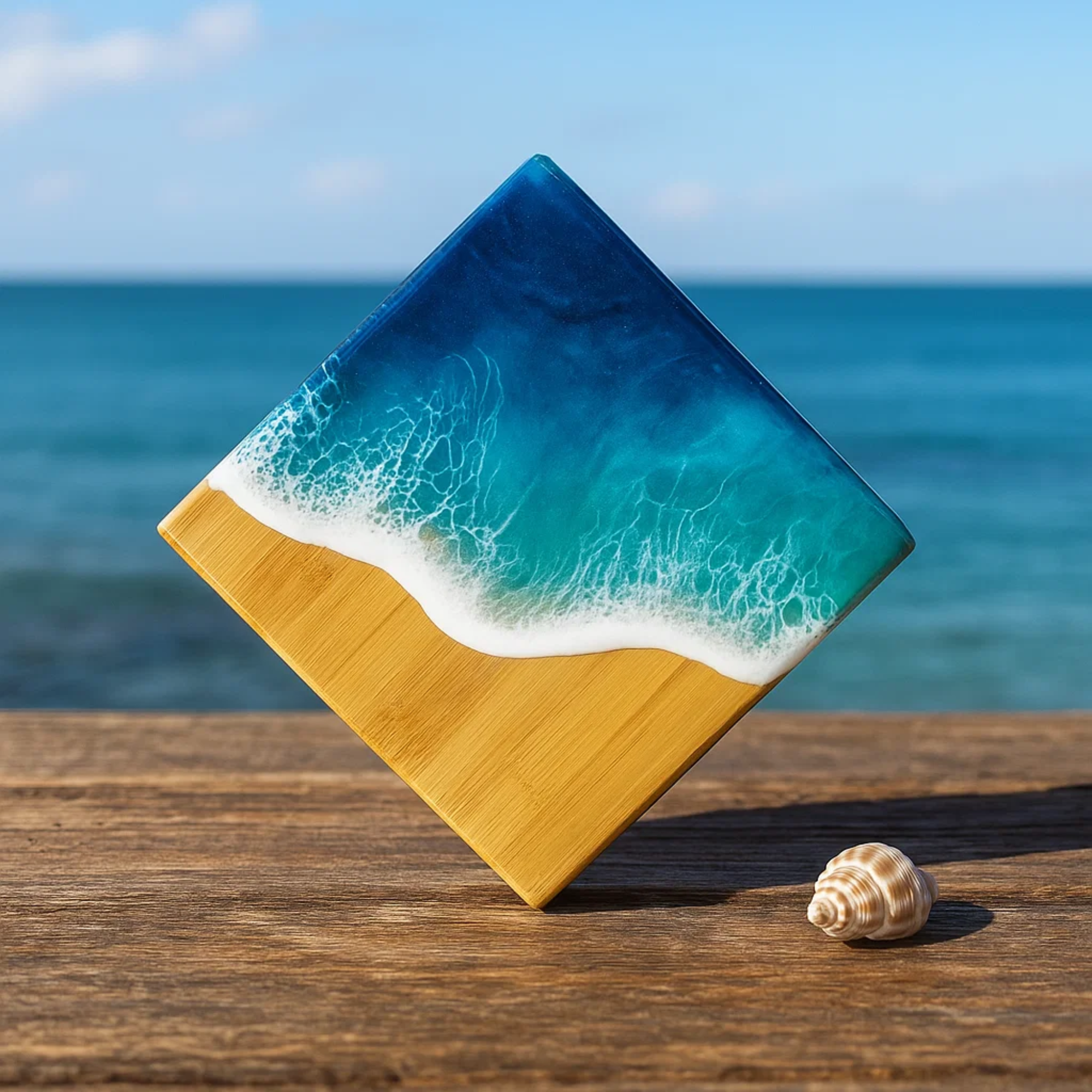 INVISION - Wholesale Coasters - 72pc Bulk 4" Bamboo Coasters – Blank for Custom Engraving3