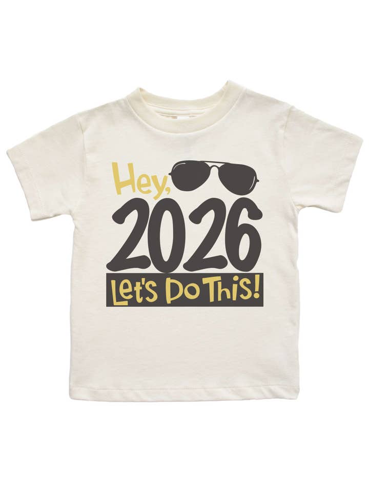 Camiseta Infantil Ano Novo 2026 – Vamos a Isto por atacado de Mackenzie Madison of Philadelphia