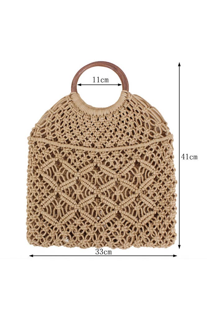 UNISHE - Wholesale Beach Bag - ACC1379 Hand Knitting Beach Straw Bag3