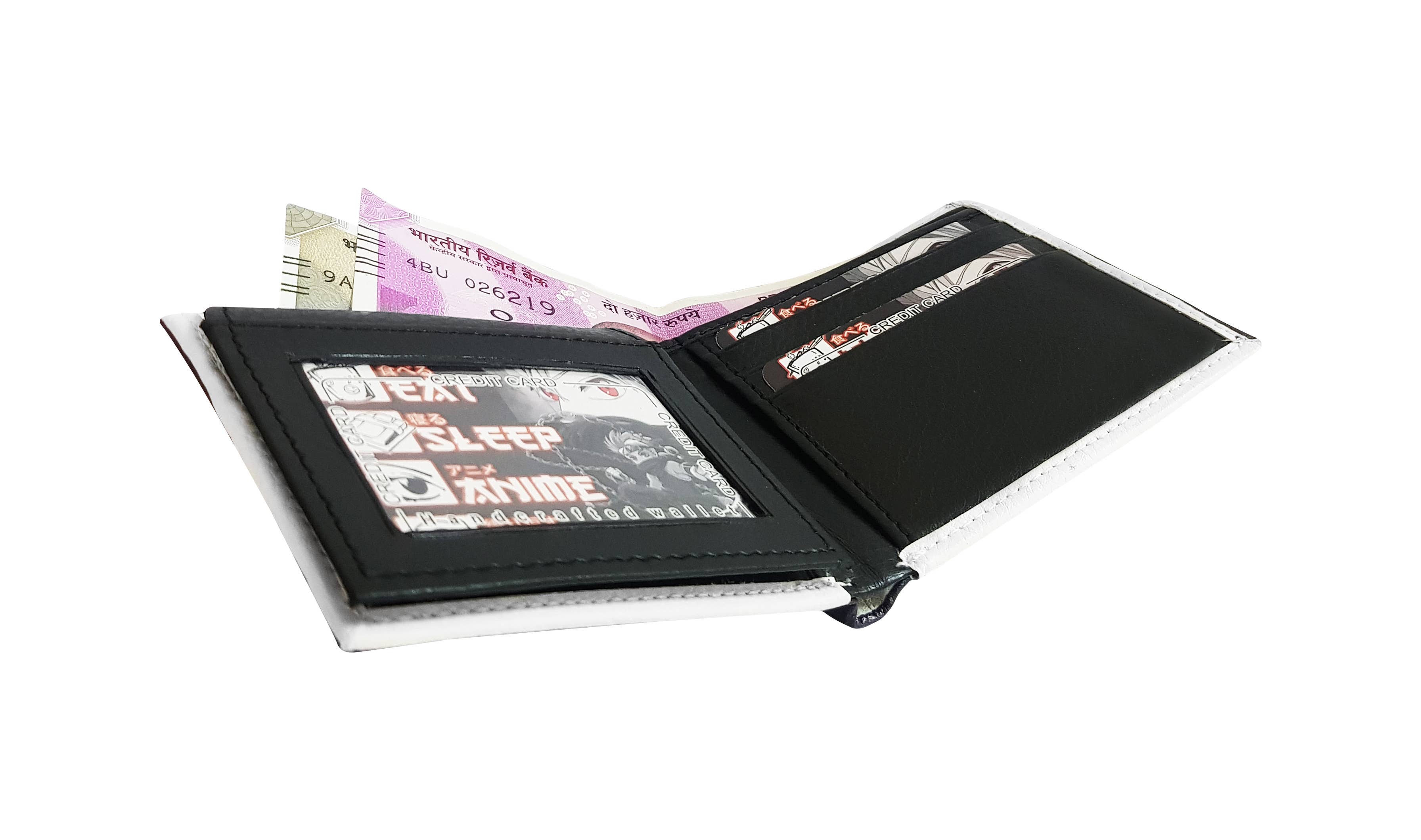 Leather Impressions Inc – wholesale Wallet – Women's – Eat Sleep Anime Repeat Vegan Bi Fold Wallet #VL6529