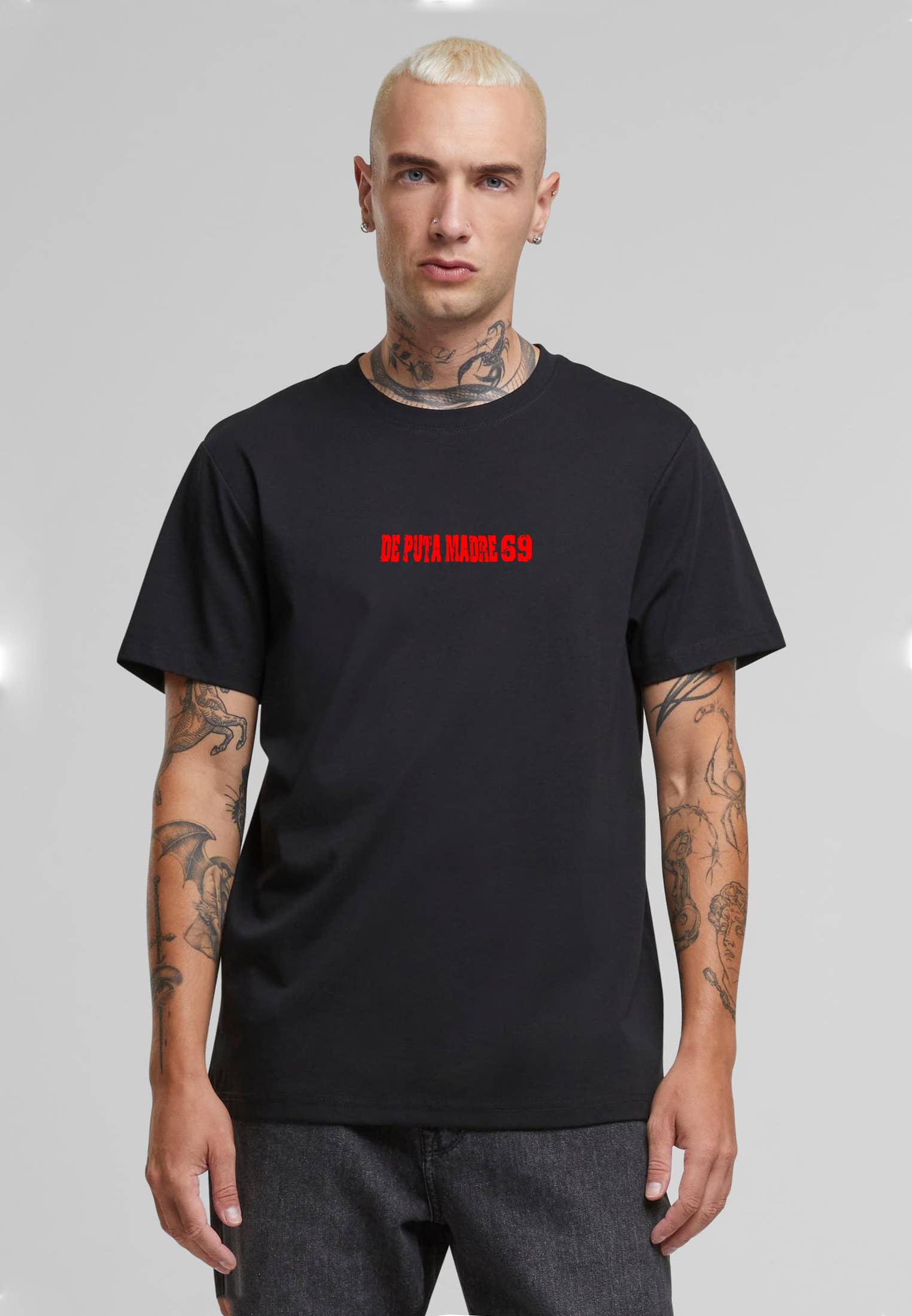 De Puta Madre 69 - Wholesale T-Shirt (Graphic) - Men's - DE PUTA MADRE 69 – Crew Neck T-Shirt (Made in Italy) Legend7