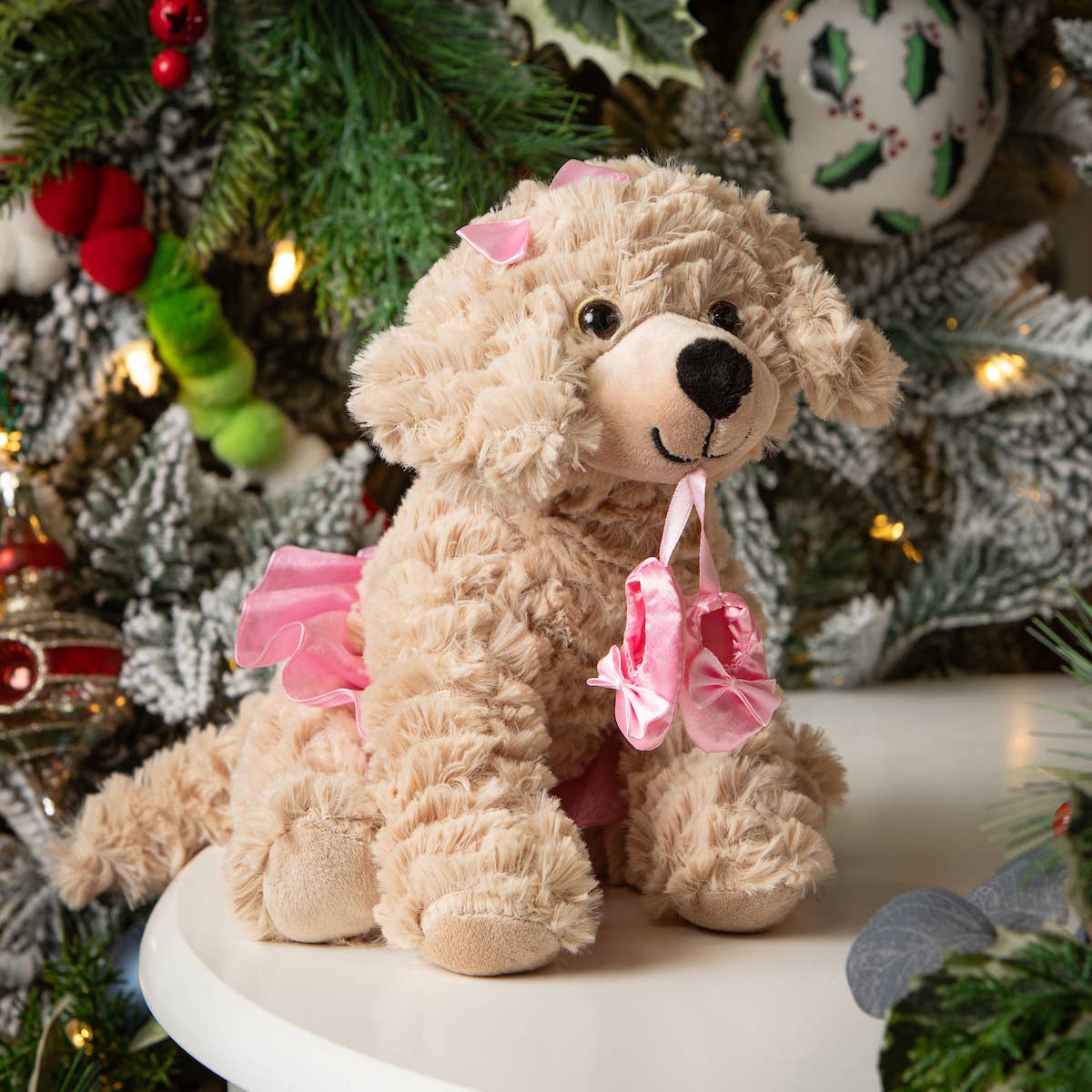 The Petting Zoo - Venta al por mayor Peluche - Niños y bebés - Peluche de Perrito Bailarina de 10" (24 cm) Rosa8