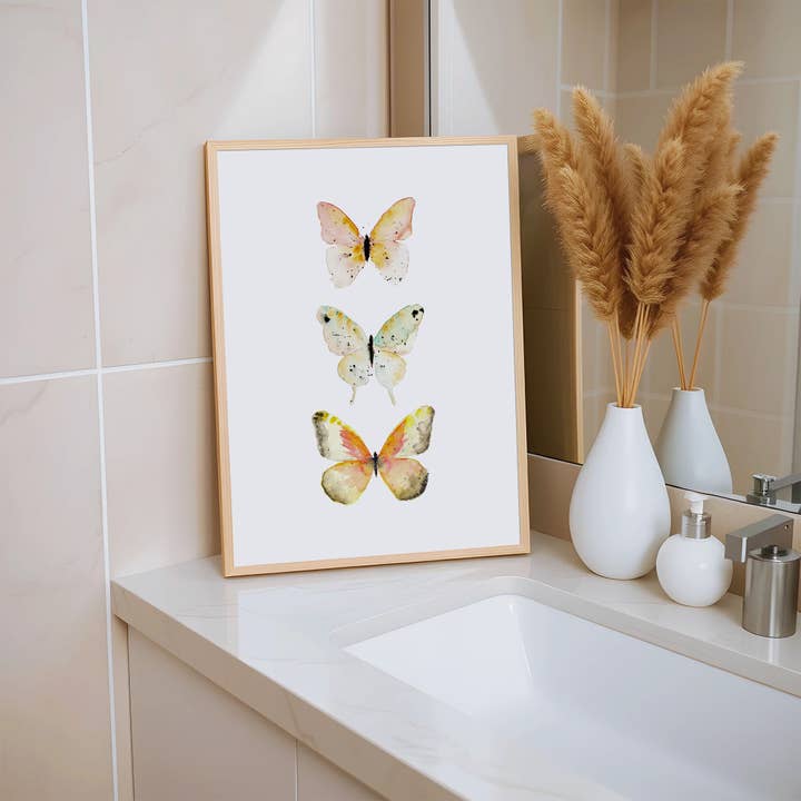 3 Butterflies No. 3 for wholesale by Snoogs & Wilde Art