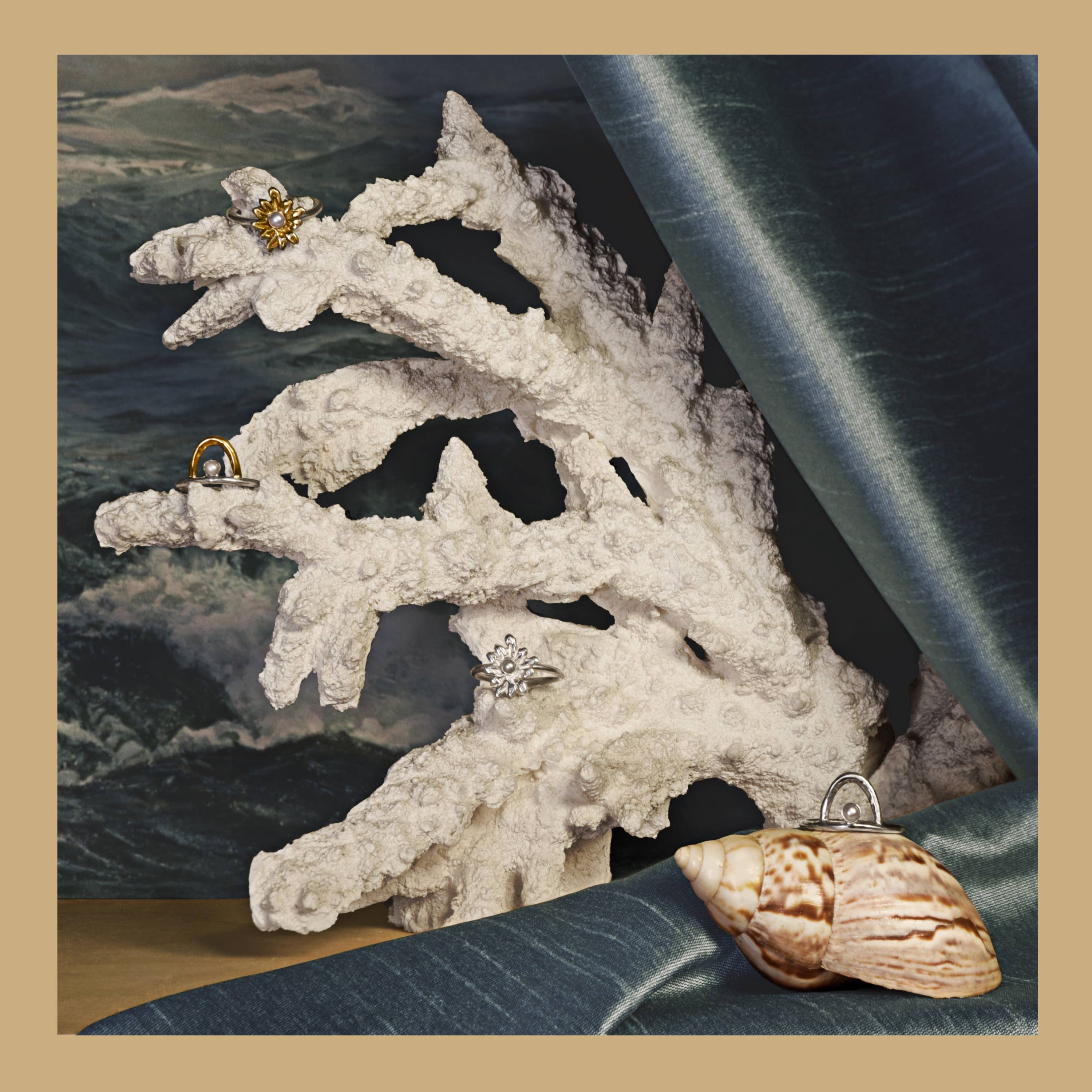 REMOVED BRAND - Wholesale Band/Stacked Ring - Aster Ring Silver1