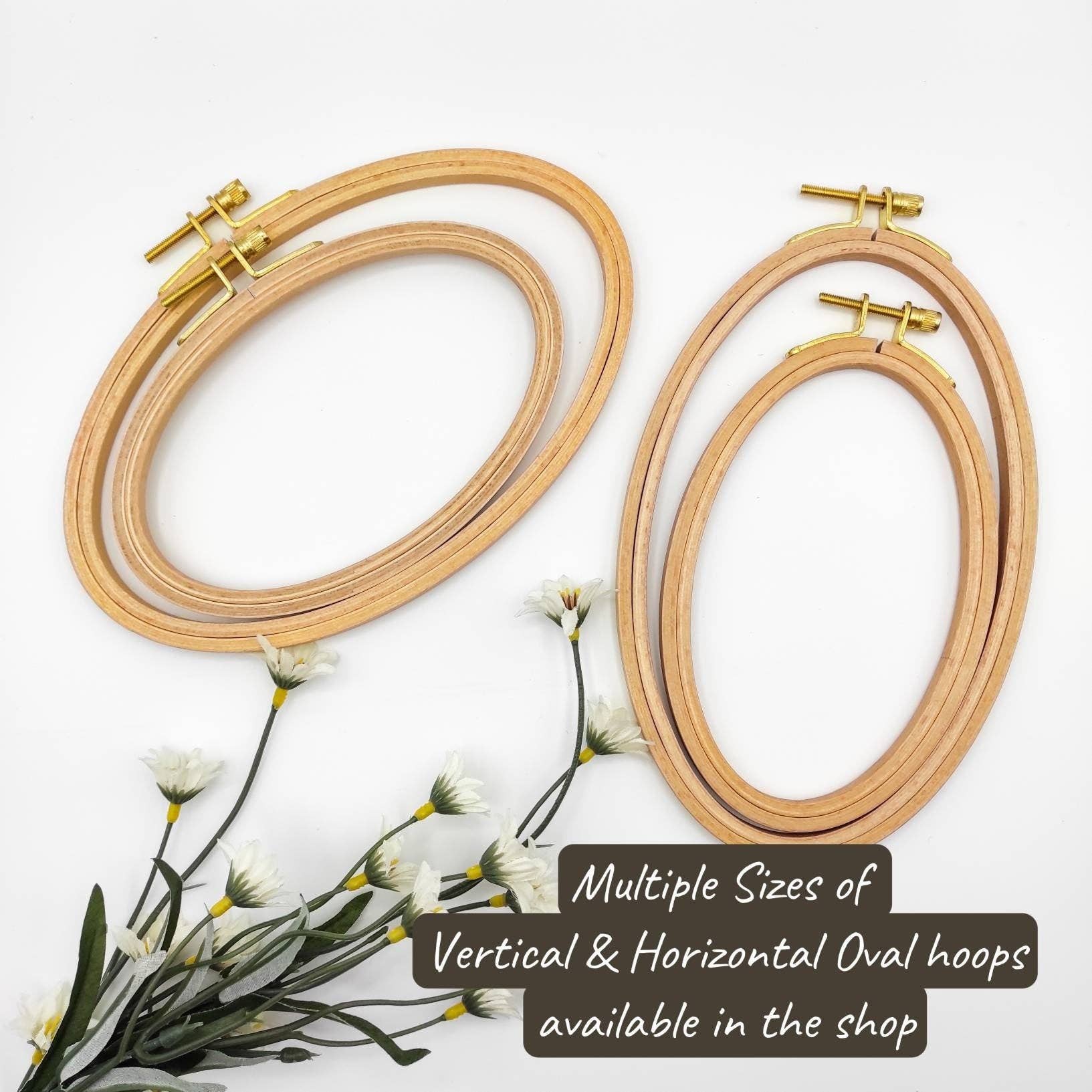 SChandworks - Wholesale Embroidery/Cross Stitch Supplies - Round Beechwood Hoop 3"/4"/5"/6"/7"/8"/9"/11"/12"9