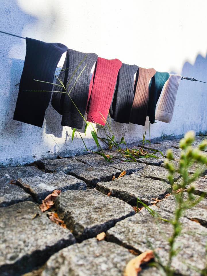 Sr PeĂşgas - Wholesale Socks - Women's - 100% Merino Wool Sock in Rib, Plain or Patterned8