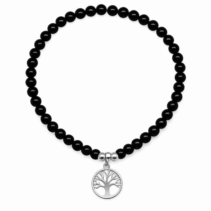 Bracelet Pierres Arbre de Vie Acier 316L pour la vente par TALISMAN JEWELLERY (D&Fidanverdi, S.L.)