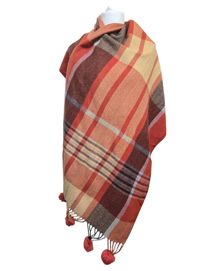 Strathurie - Wholesale Scarf – Women's - Strathurie Cashmere Blend Ladies Scarf POM25-59