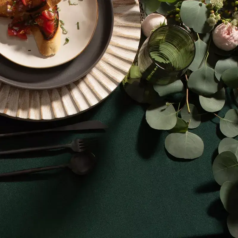 Gee Di Moda - Wholesale Tablecloth - Heavy Duty Washable Polyester Rectangle Tablecloth46