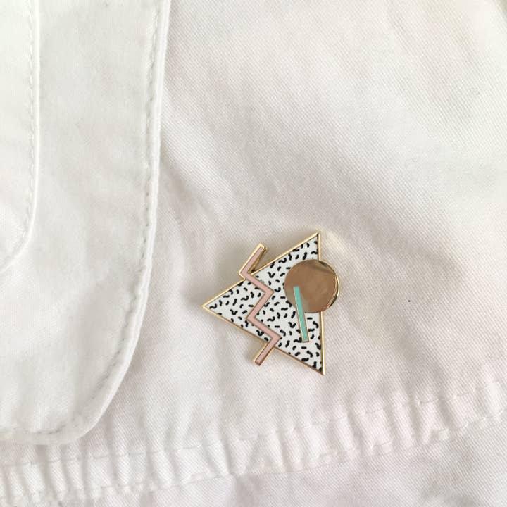 80's & 90's - Memphis Design Style - Enamel Pin for wholesale by The Avera Boutique