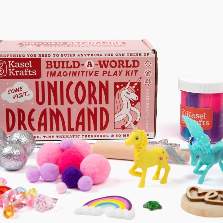 Build a World Imaginary Play Kit - Unicorn Dreamland for wholesale by Kasel Krafts