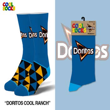 Cool Ranch Doritos Mens & Womens Unisex Doritos Crew Socks