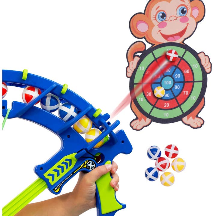 AYK Brand - Wholesale Sporting Game - Kids & Baby - Crossbow & Ball Target Game for Kids 6-12