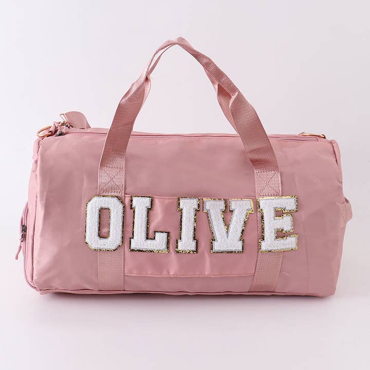 Aspen Rain Boutique - Wholesale Weekender Bag - Women's - Pink gym bag (bag only)1