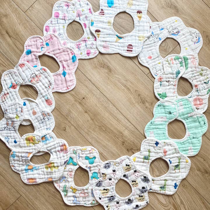 Kit Carson Accessories - Wholesale Bib - Baby - Baby Bib to help with Drooling 12 style assortment ***