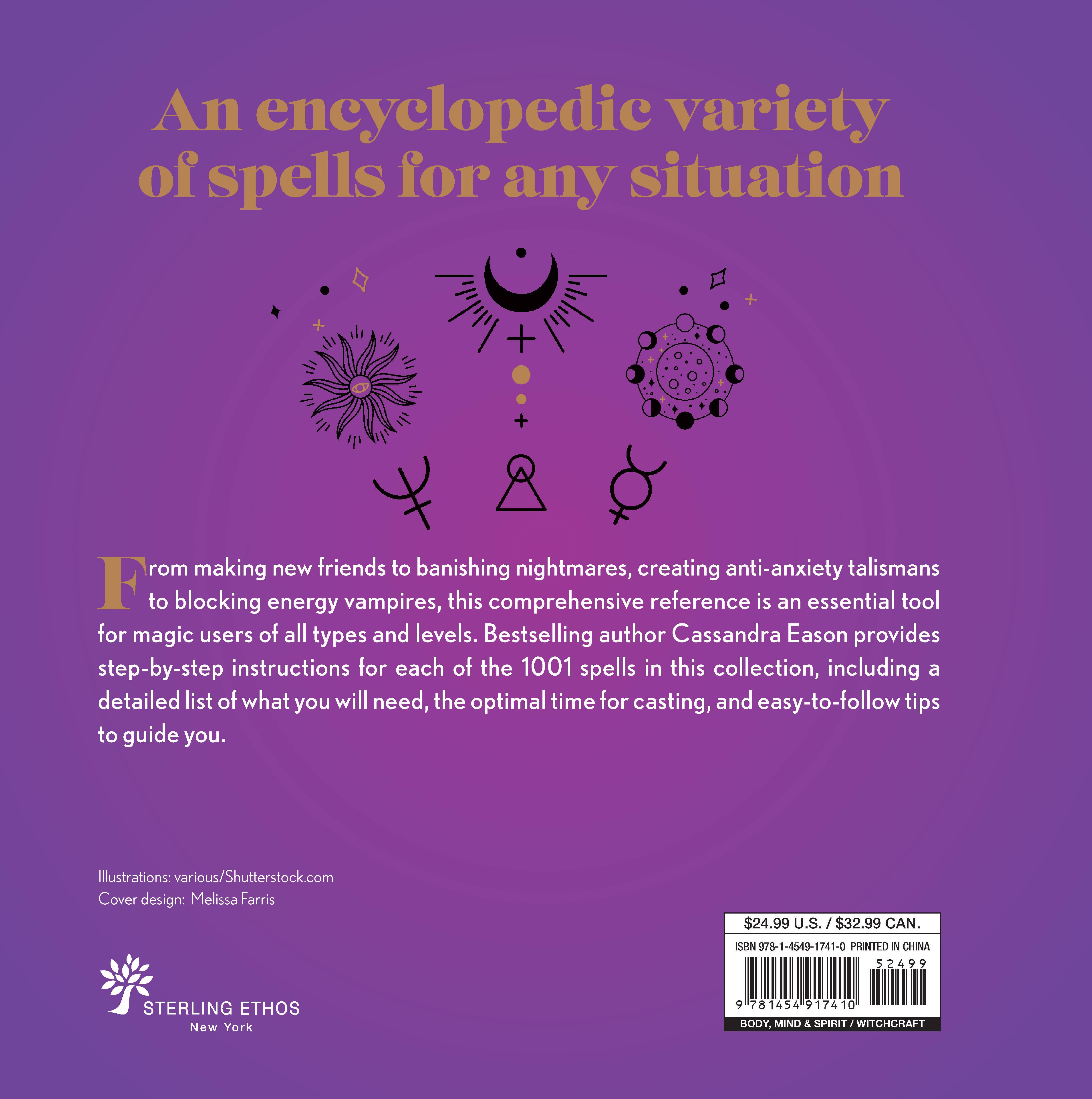 Hachette Book Group - Wholesale Body, Mind & Spirit - 1001 Spells by Cassandra Eason (Refreshed)1