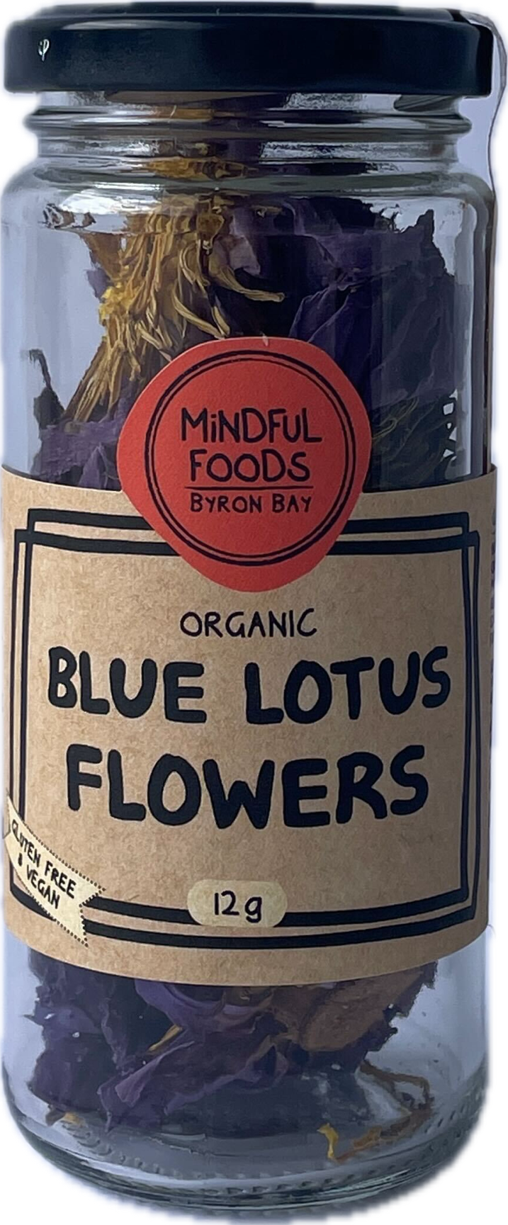 Mindful Foods - Wholesale Health/detox tea - Blue Lotus Flowers - Organic - SML - 12g0