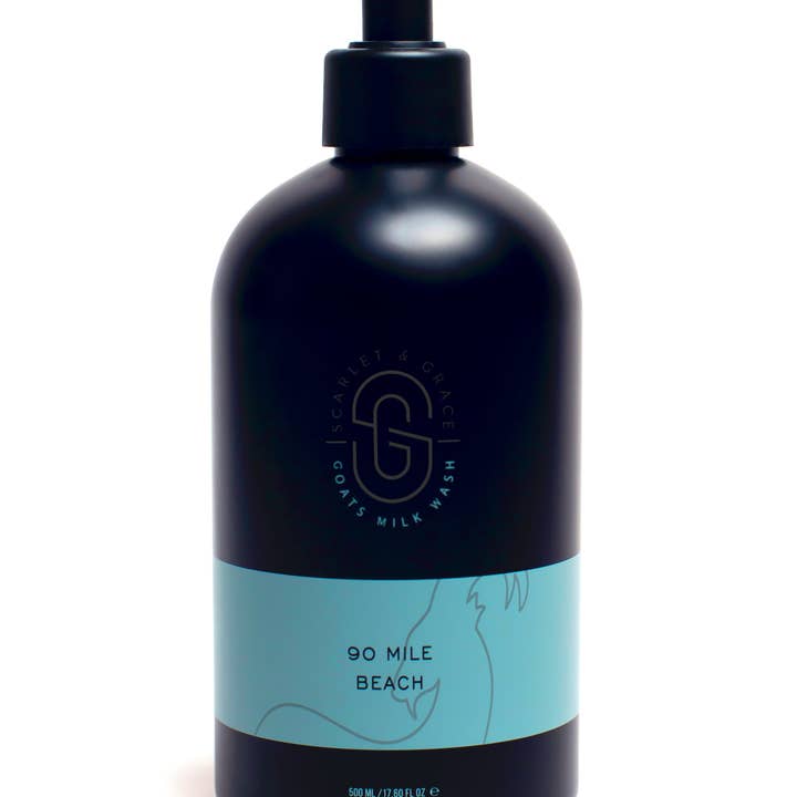 500ML Goats Milk Wash - 90 Mile Beach for wholesale by SCARLET & GRACE