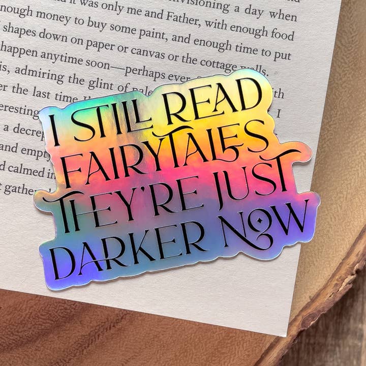 Meaggie Moos - Wholesale Sticker - Darker Fairytales Bookish Reader Waterproof Vinyl Sticker0