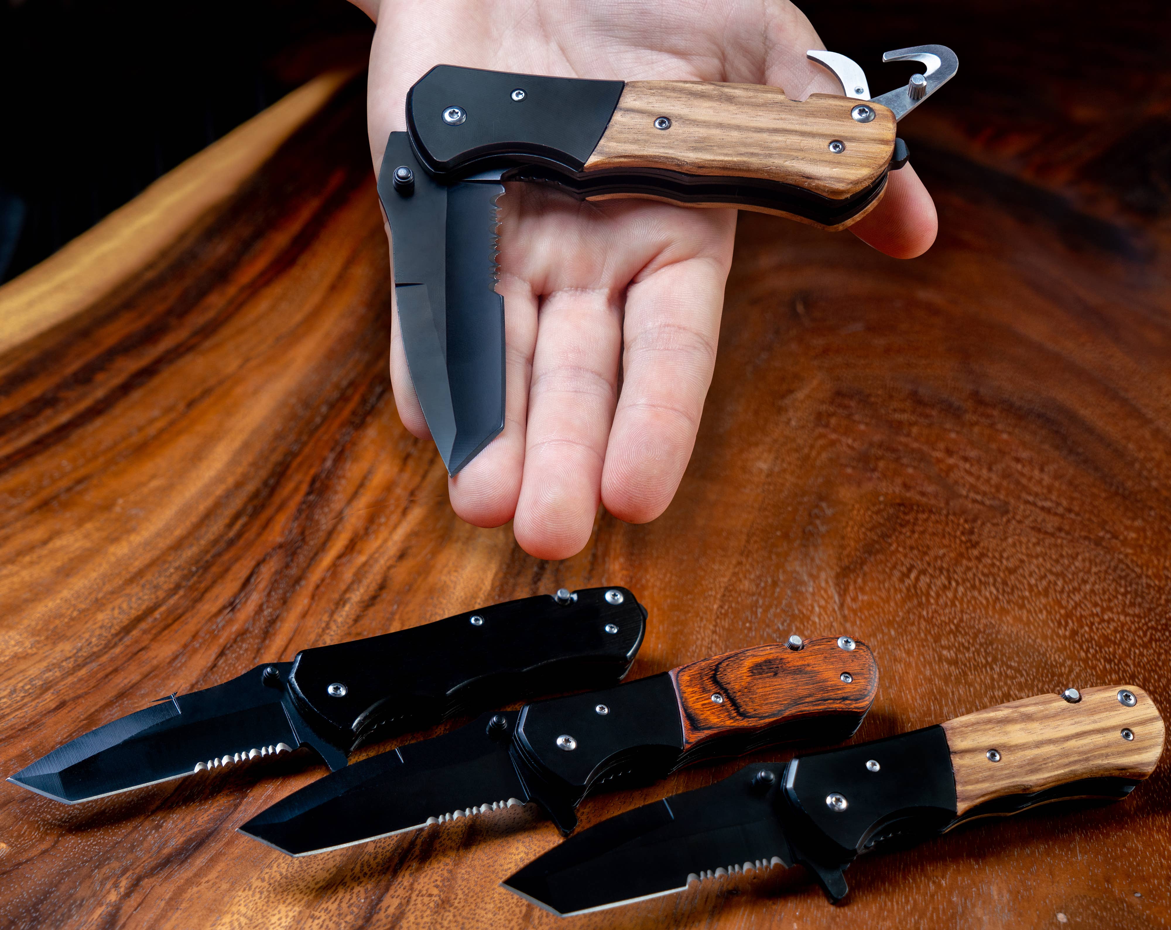 MakerFlo - Wholesale Pocket Knife/Holder - Pocket Knife, Folding Knife, Hunting Knife, Tactical Knife4