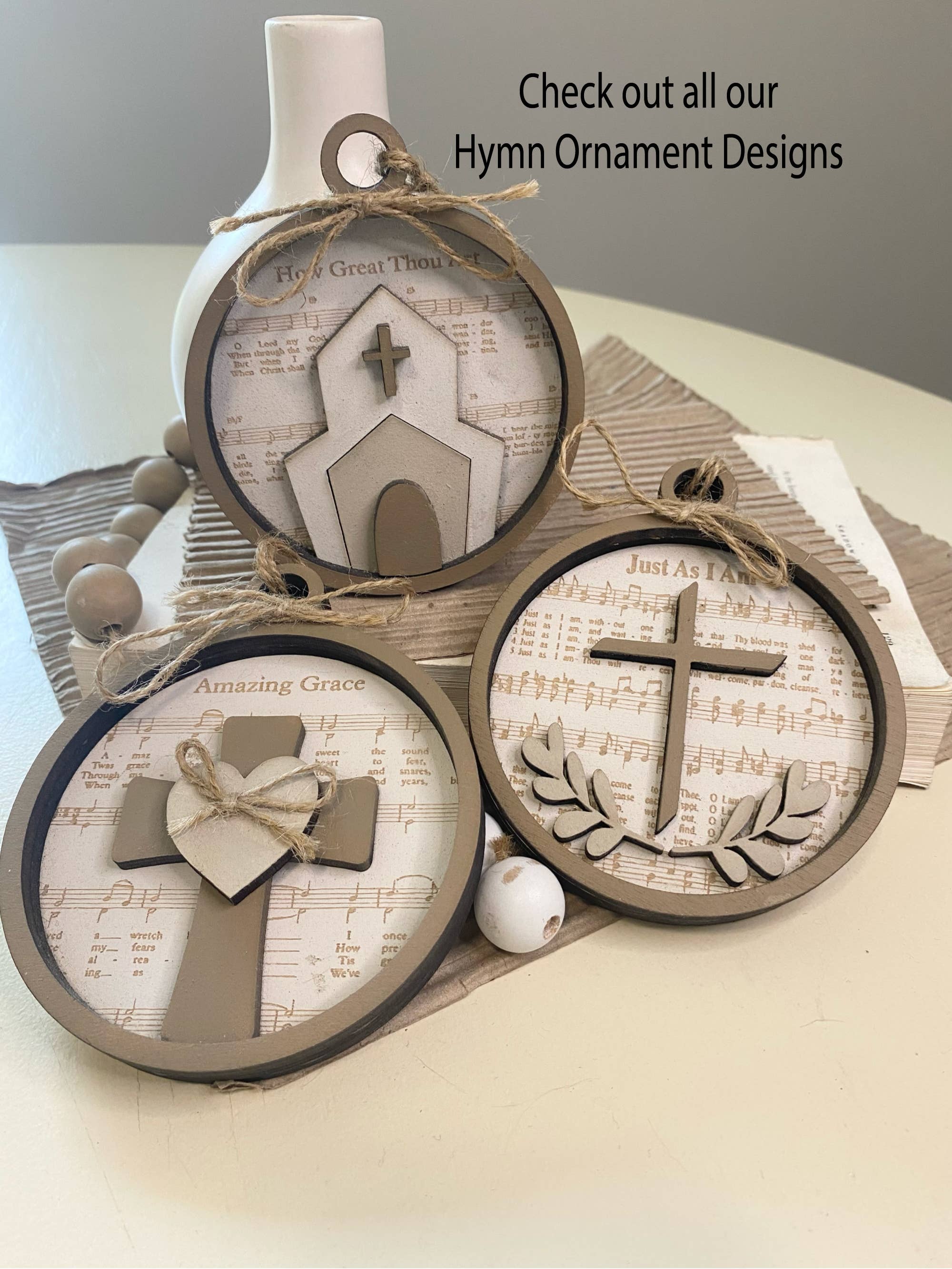 Pine Designs - Wholesale Ornament - Away in the Manger Ornament or Gift Tag15