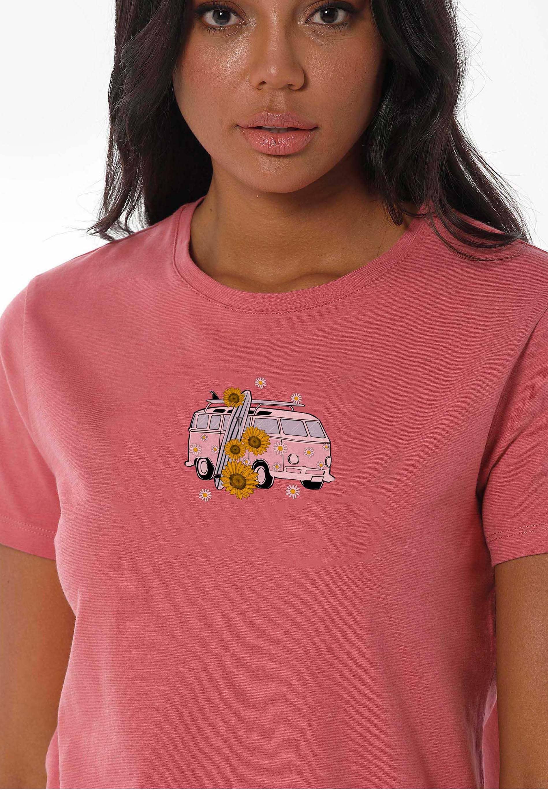 ORGANICATION - Wholesale Knit Top - Women's - T-Shirt aus Bio-Baumwolle mit Print4