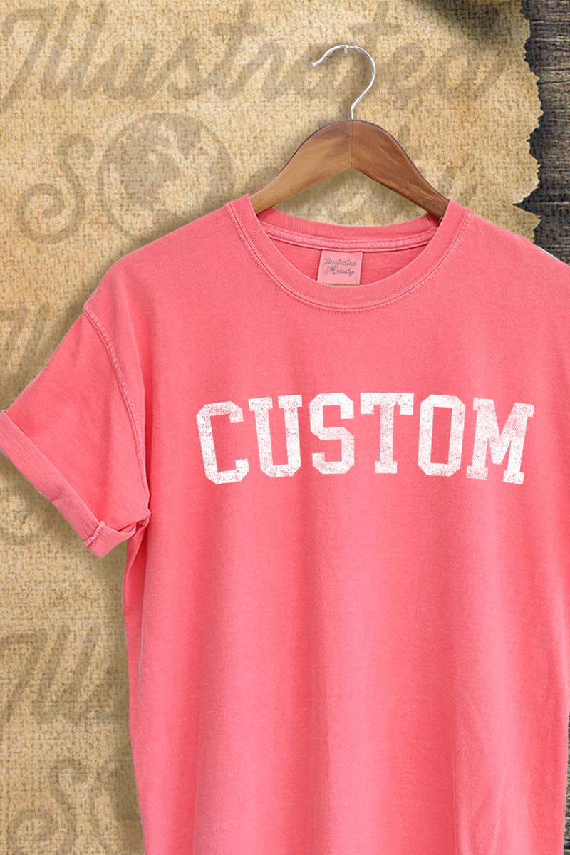 Illustrated Society - Wholesale Screen Printed T-Shirt - Women's - CUSTOM VINTAGE GRAPHIC TEE9