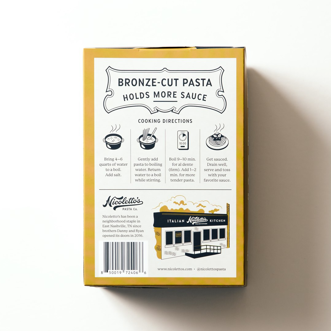 Nicoletto's Pasta Co. - Wholesale Pasta - Bronze Cut Rigatoni1